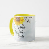 Mug BUDGET Mère mariée mariée mariée cadeaux de mariag (Devant gauche)