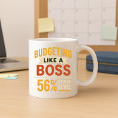 Mug Budgétisation comme un patron drôle de niveau de s