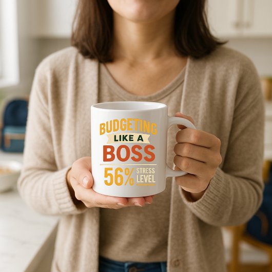 Mug Budgétisation comme un patron drôle de niveau de s