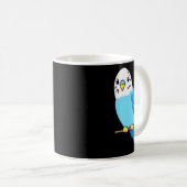 Mug Budgie Bird Parakeet Cute Parakeet Blue (Devant droit)