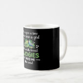 Mug Budgie Girl Cadeaux Budgie Lover Parakeet Budgerig (Devant droit)