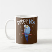 Mug Budgie Maman Parakeet Budgerigar Femmes Drôle (Gauche)