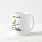 Mug Budgie Owner Budgie Lover Parakeet Bird Budgerigar (Devant droit)