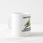 Mug Budgie Owner Budgie Lover Parakeet Bird Budgerigar (Devant gauche)