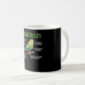 Mug Budgie Propriétaire Budgie Lover Parakeet Bird Bud (Devant droit)