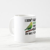 Mug Budgie Propriétaire Budgie Lover Parakeet Bird Bud (Devant gauche)