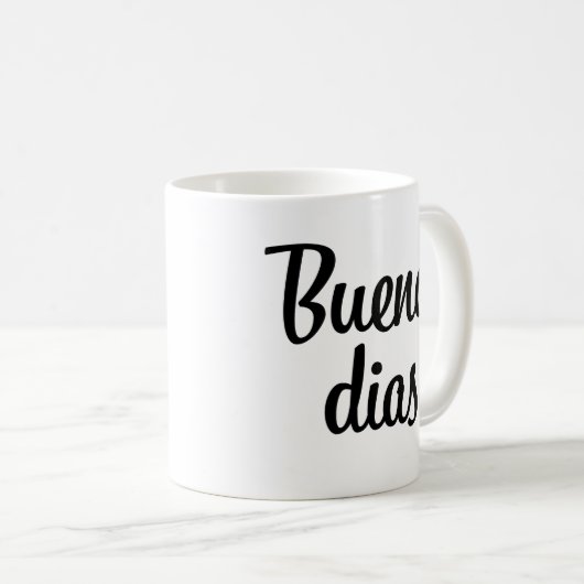 Mug Buenos dias (Devant droit)