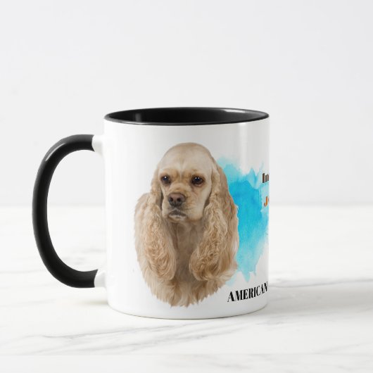 Mug Buff American Cocker Spaniel Dog Loyal Friend (Gauche)