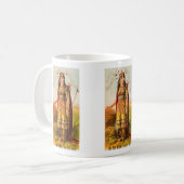Mug Buffalo Bill Handsomest Indian Maiden 1880 (Devant gauche)
