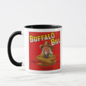 Mug Buffalo Bill Marque Yam Crate Étiquette (Gauche)