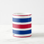 Mug Buffalo Bills Minimalist Colour Bars Coffee Cup (Centre)