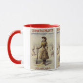 Mug Buffalo Bill's Wild West Show avec Annie Oakley (Gauche)