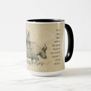 Mug Buffalo Enfants Chinois Ox Année 2021 Personnalité
