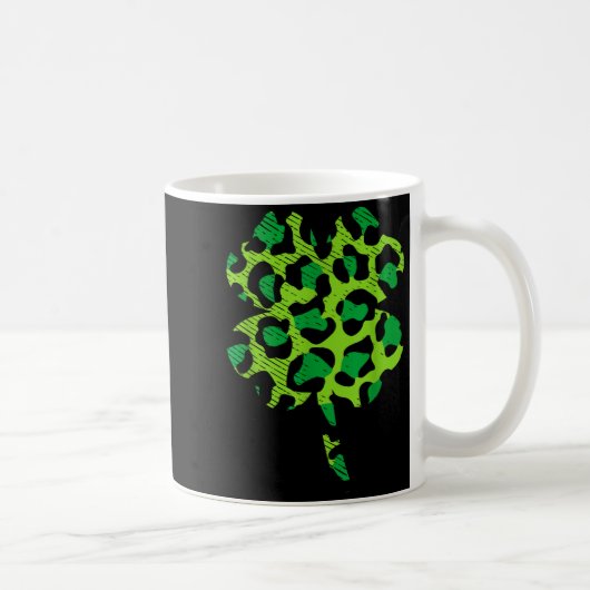 Mug Buffalo Green Leopard Plaid Shamrock Cool St Patri (Droite)