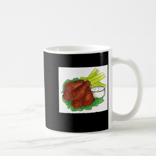 Mug Buffalo Ny New York Hot Bbq Chicken Wings Celery _ (Droite)