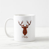 Mug Buffalo Plaid Buck Head (Gauche)