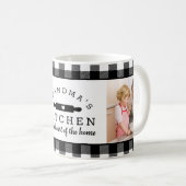Mug Buffalo Plaid Grand-mère's Kitchen Photo (Devant droit)