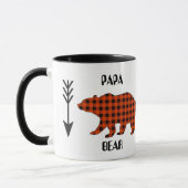 Mug Buffalo Plaid Papa Bear (Gauche)