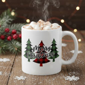 Mug Buffalo Plaid Rouge et Vert Joyeux Noël