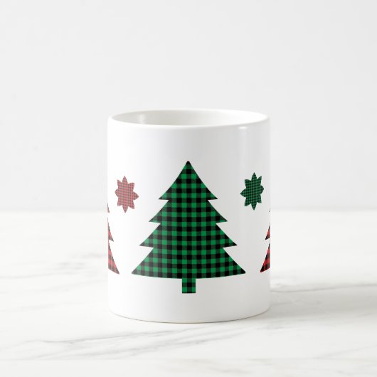 Mug Buffalo Plaid Trees (Centre)
