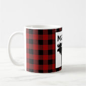 Mug Buffalo plaqué avec Monogramme et Moose Design (Gauche)