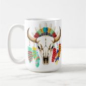 Mug Buffalo Skull Native American Emblem (Gauche)