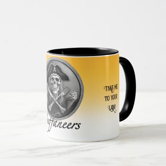 Mug "Buffaneers" pour les amateurs de buffets de crois (Devant droit)