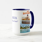 Mug "Buffaneers" Rick le poète dans le Pacifique Sud (Devant droit)