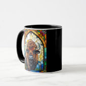 Mug Buffle, Bison Animal de la faune personnalisable v (Devant gauche)