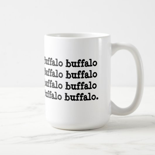 Mug Buffle de buffle de buffle de Buffalo de buffle de (Droite)