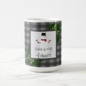 Mug Buffle gris de neige Plaid Musique (Centre)