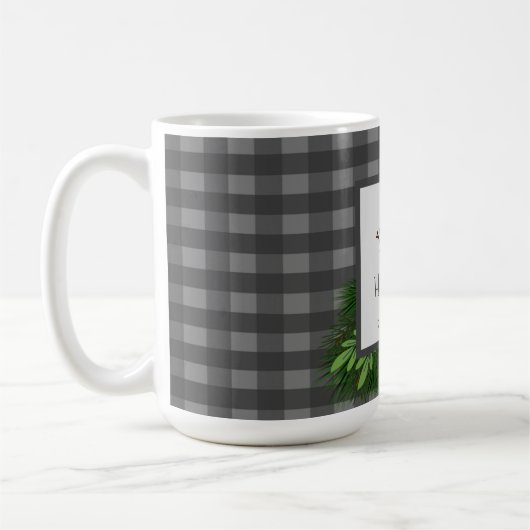 Mug Buffle gris de neige Plaid Musique (Gauche)