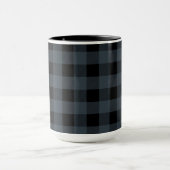 Mug Buffle noir et bleu plaqué | Cadeau (Centre)