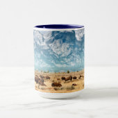 Mug Buffle sous les montagnes du Grand Teton (Centre)