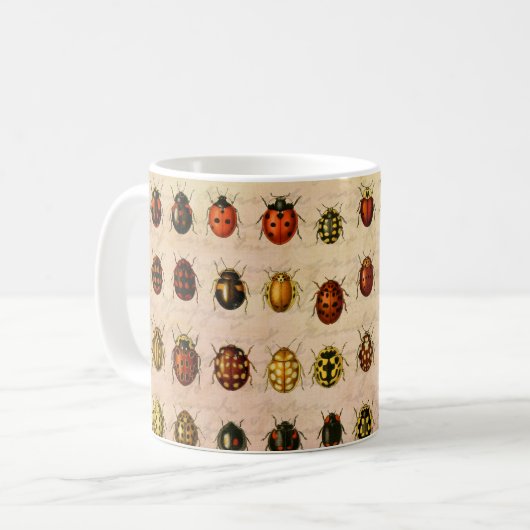 Mug Bug d'insectes coccinelle de coccinelle (Devant gauche)