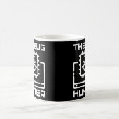 Mug Bug Hunter Funny Computer Science Programmeur Code (Centre)