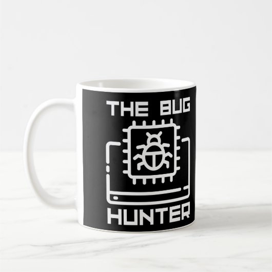 Mug Bug Hunter Funny Computer Science Programmeur Code (Gauche)