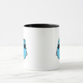 Mug BugCat Capoo cat, Kawaii Comic Chat love (Centre)
