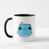 Mug BugCat Capoo cat, Kawaii Comic Chat love (Gauche)