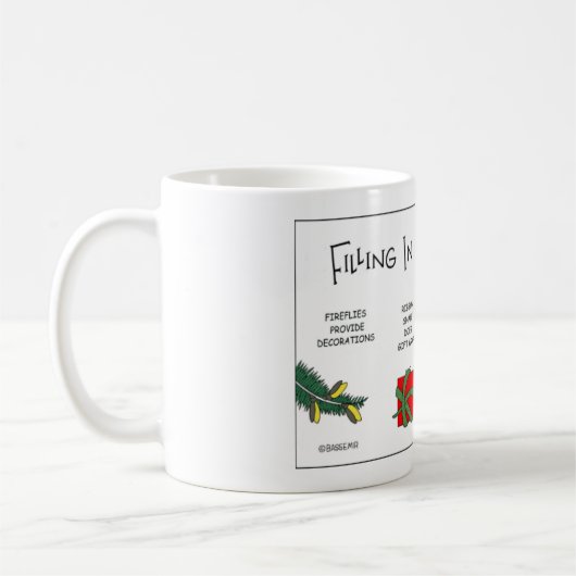Mug   Bughouze Flies help Santa's Elves (Gauche)