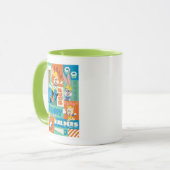 Mug BUGS BUNNY BUILDERS™| Character Grid Pattern (Devant gauche)