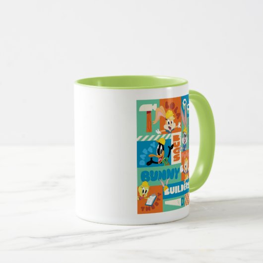 Mug BUGS BUNNY BUILDERS™| Character Grid Pattern (Devant droit)