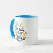 Mug BUGS BUNNY BUILDERS™| Collage "Construisons cela" (Devant gauche)