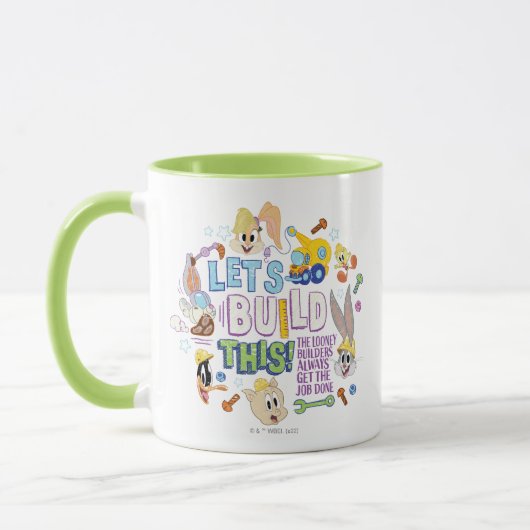 Mug BUGS BUNNY BUILDERS™| Croquis "Construisons cela" (Gauche)