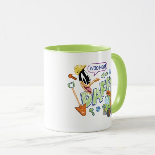 Mug BUGS BUNNY BUILDERS™| DAFFY DUCK™ Sketch Art (Devant droit)