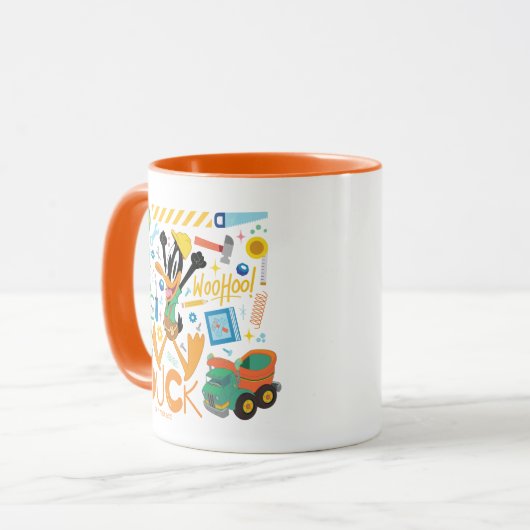 Mug BUGS BUNNY BUILDERS™| DAFFY DUCK™ Work Tools (Devant gauche)