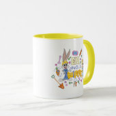 Mug BUGS BUNNY BUILDERS™| Eh, Qu'est-ce que les constr (Devant droit)