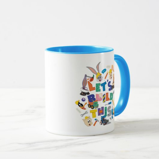 Mug BUGS BUNNY BUILDERS™| "Let's Build This" Collage (Devant droit)