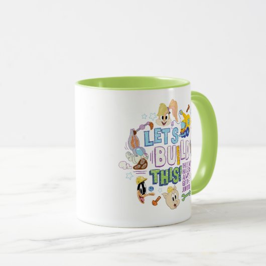 Mug BUGS BUNNY BUILDERS™| "Let's Build This" Sketch (Devant droit)