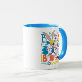 Mug BUGS BUNNY BUILDERS™| Outils de travail de BUGS BU (Devant droit)